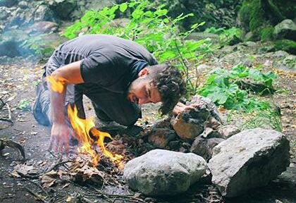 Outdoor Skills and Leadership at Rockley Adventure Camps in Dorset